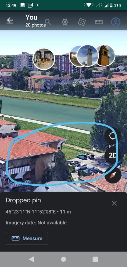 Vicino Al Prato Della Valle Intero Appartamento Parcheggio Facile Di Fronte Pádua Exterior foto